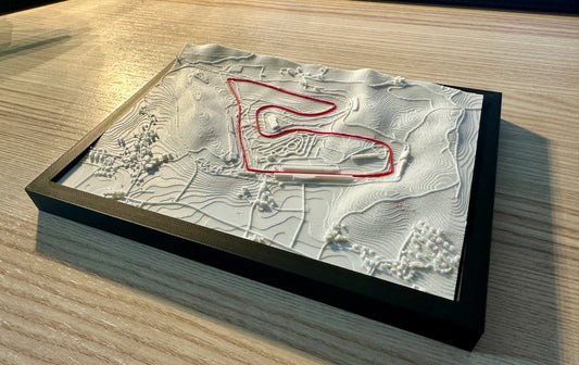 Red Bull Ring Austria 3D Druck in 2 Farben