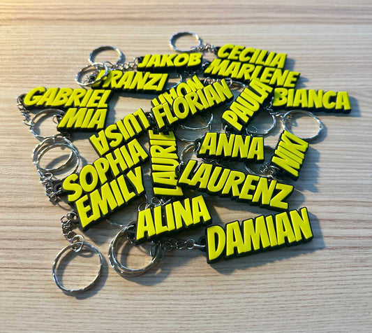 Portachiavi personalizzato - 2 colori