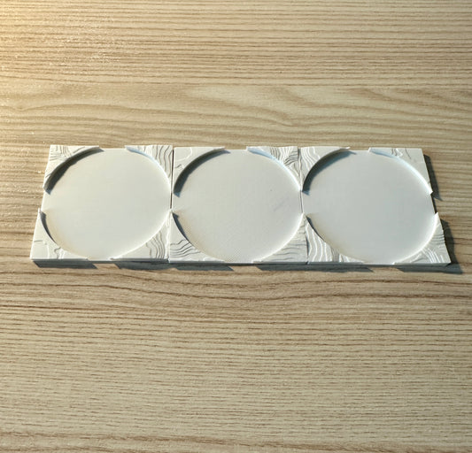 Base Adapter Rund 60mm auf Qadratisch 60x60  | Warhammer | Wargaming Miniaturen