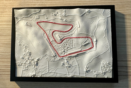 Red Bull Ring Austria 3D Druck in 2 Farben