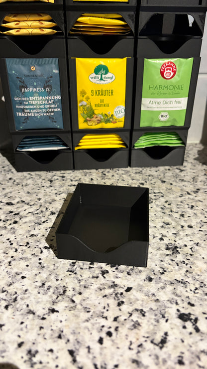 Stapelbarer Teebeutelspender