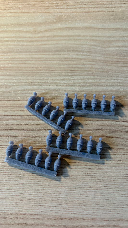 Print on Demand - 4x12 Miniatur Köpfe