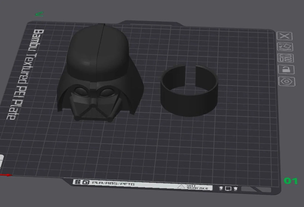 Print on Demand - Darth Vader Anhängerkupplungskugelabdeckung V2